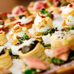 Schaal kleine borrelhapjes